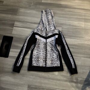 GK Monochrome Snake Print Hoodie
